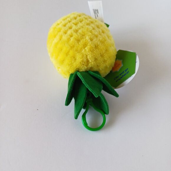 Back-to-School Bag clip-on bundle giggle scape plush Burger/pine apple/ice cream - Picture 6 of 10